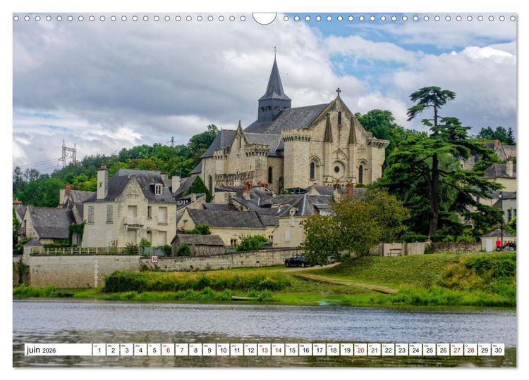 Produktbild: Le long de la Loire (Calendrier mural 2026 DIN A3 vertical), CALVENDO calendrier mensuel