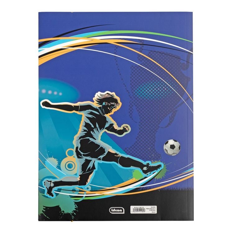 Produktbild: Idena Sammelmappe Fu&szlig;ball mit Gummizug 400g/m&sup2; DIN A3