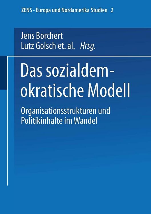 Produktbild: Das sozialdemokratische Modell