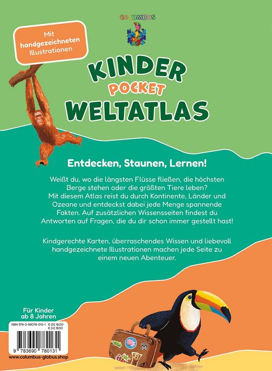Produktbild: Der Kinder Pocket Weltatlas