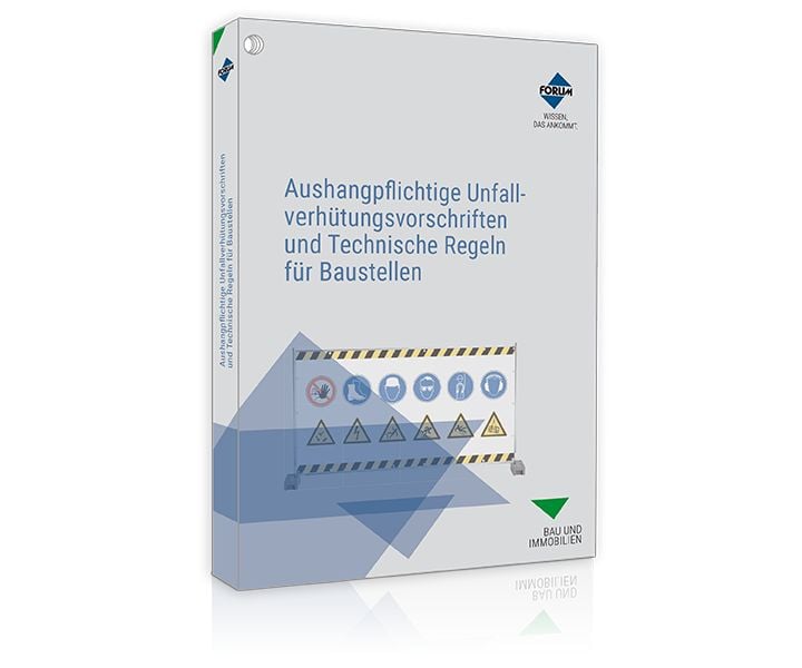 Produktbild: Aushangpflichtige Unfallverh&uuml;tungsvorschriften und Technische Regeln f&uuml;r Baustellen