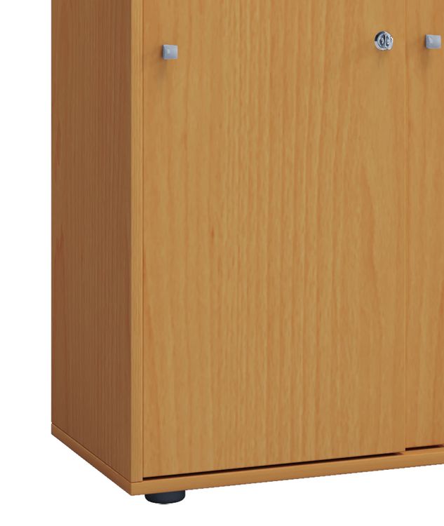 Produktbild: B&uuml;roschrank Aktenschrank Schiebet&uuml;ren Lona 5fach