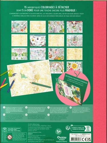 Produktbild: Tableaux enchant&eacute;s &agrave; colorier
