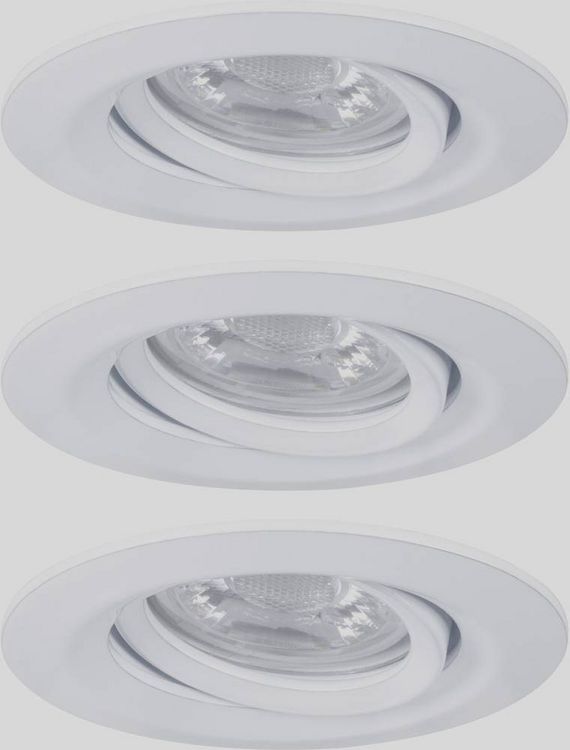 Produktbild: Paulmann 92971 EBL Nova mini Plus Coin LED-Einbauleuchte 3er Set 4.20W Wei&szlig;