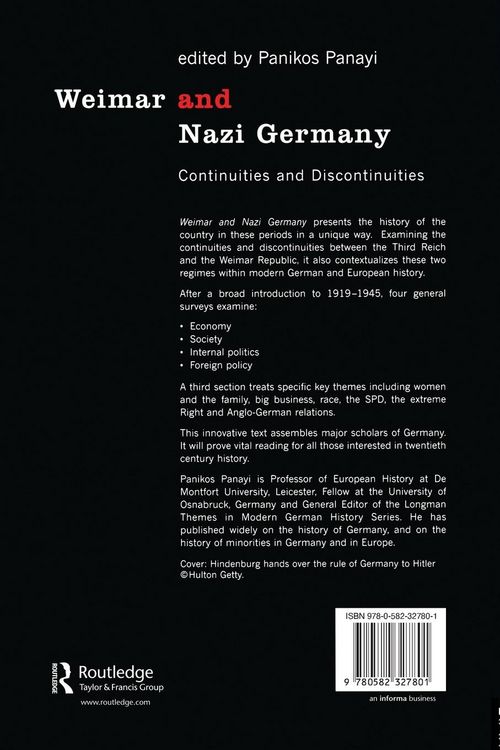 Produktbild: Weimar and Nazi Germany