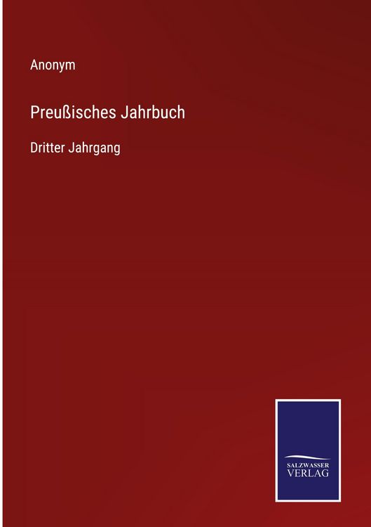 Produktbild: Preu&szlig;isches Jahrbuch