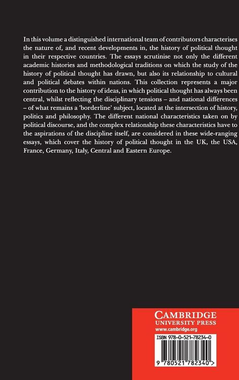 Produktbild: The History of Political Thought in National Context