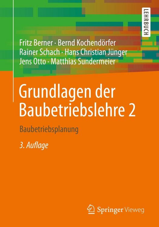 Produktbild: Grundlagen der Baubetriebslehre 2