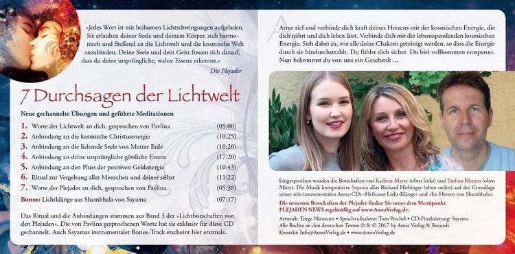 Produktbild: Lichtbotschaften von den Plejaden [&Uuml;bungs-CD 2]