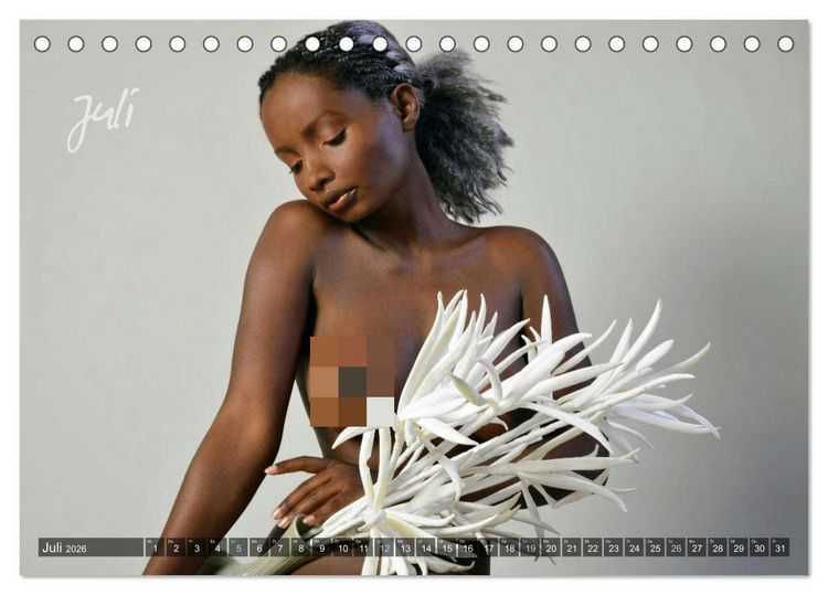 Produktbild: Erotik Fotoart Close Up Girls (Tischkalender 2026 DIN A5 quer), CALVENDO Monatskalender