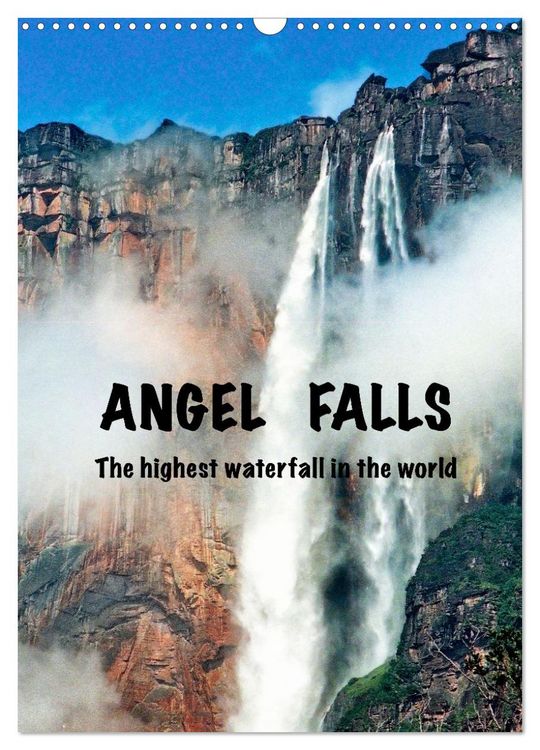 Produktbild: Angel Falls The tallest waterfall in the world (Wall Calendar 2026 DIN A3 portrait), CALVENDO 12 Month Wall Calendar
