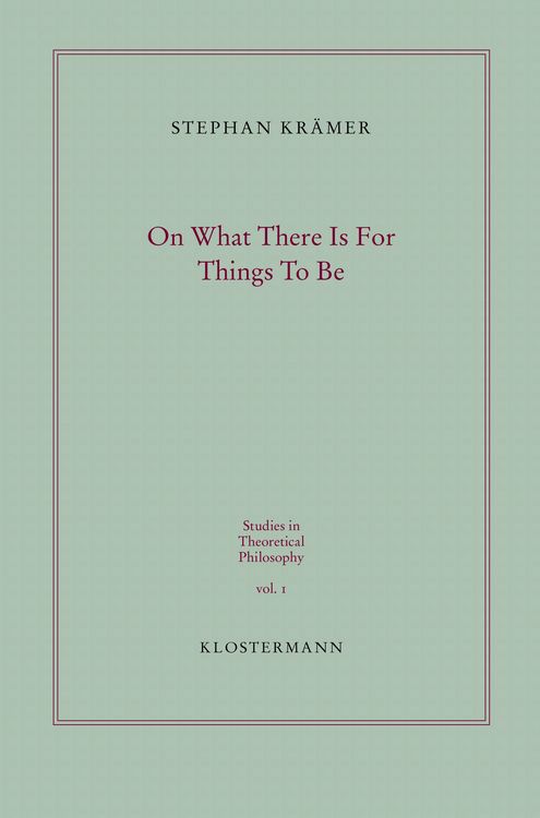 Produktbild: On What There Is For Things To Be