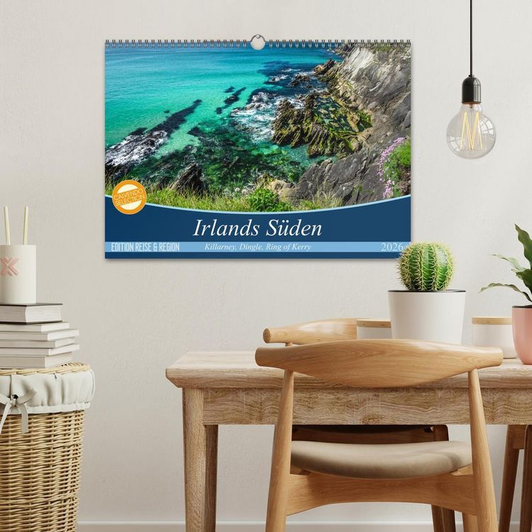 Produktbild: Irlands fanzinierender S&uuml;den (Wandkalender 2026 DIN A3 quer), CALVENDO Monatskalender