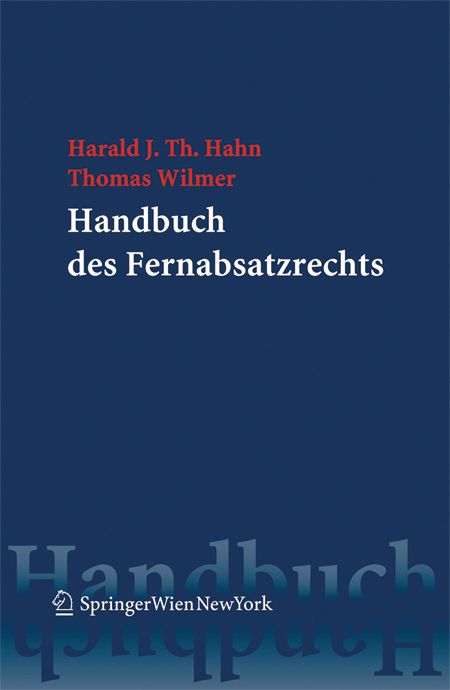 Produktbild: Handbuch des Fernabsatzrechts