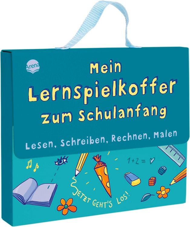 Produktbild: Mein Lernspielkoffer zum Schulanfang. Lesen, Schreiben, Rechnen, Malen