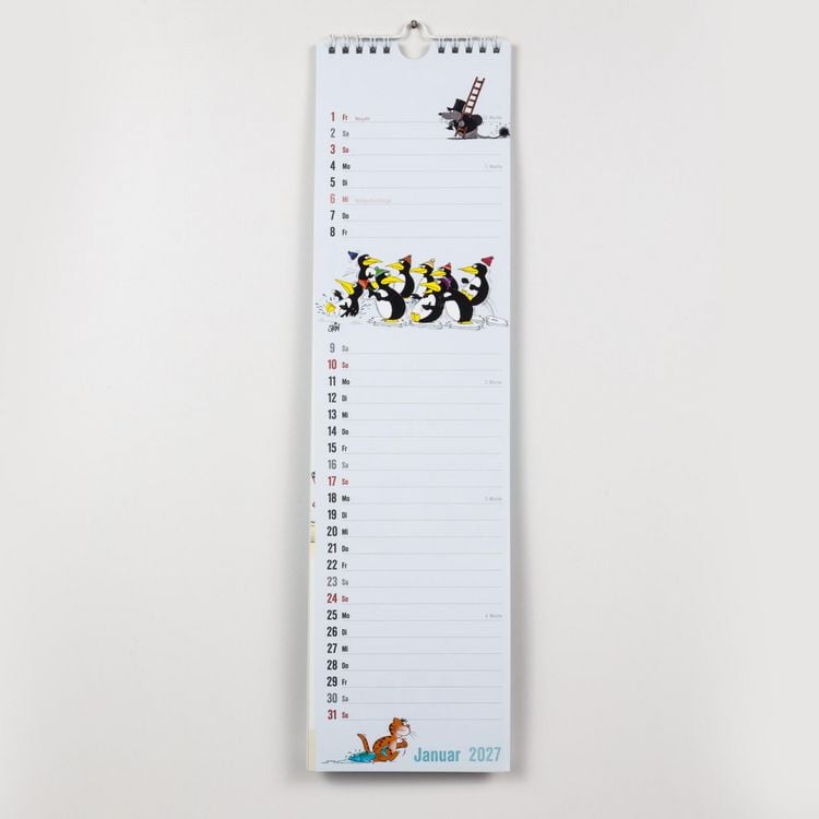 Produktbild: Uli Stein Streifenkalender 2027: Monatskalender f&uuml;r die Wand