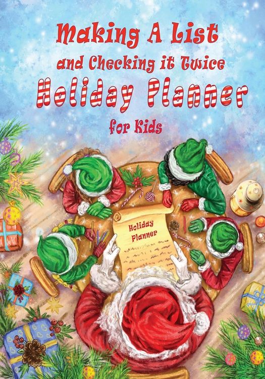 Produktbild: Making A List and Checking It Twice Holiday Planner for Kids