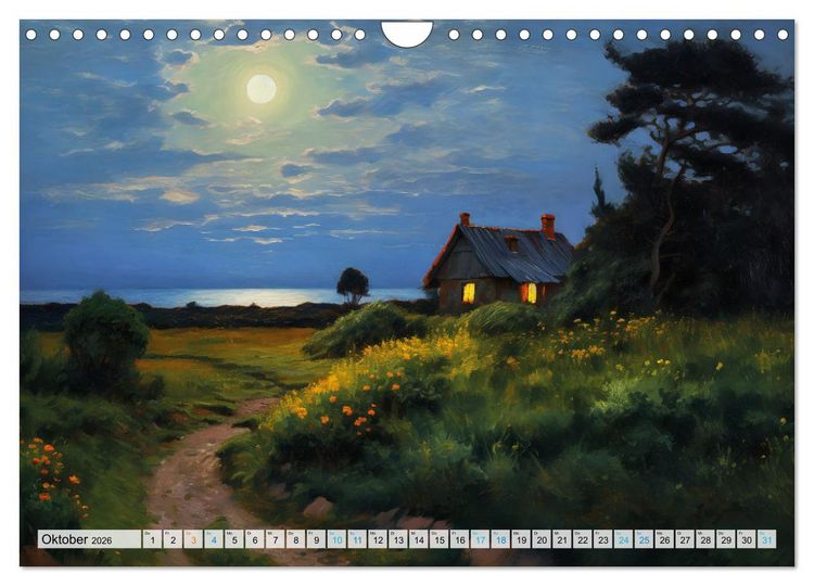 Produktbild: Landleben an der Ostsee - Alte Zeiten zwischen Meer und Bodden (Wandkalender 2026 DIN A4 quer), CALVENDO Monatskalender