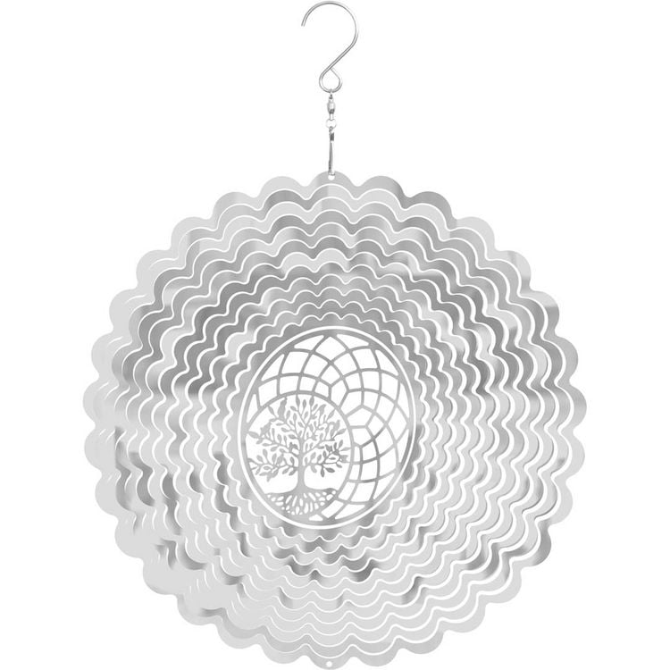 Produktbild: Kinetic Art: Metal Hanging Wind Spinner: 3D Tree Of Life