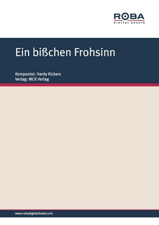 Produktbild: Ein bi&szlig;chen Frohsinn