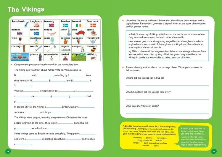 Produktbild: Vocabulary Activity Book Ages 7-9