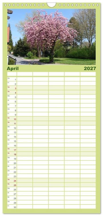 Produktbild: Familienplaner 2027 - Bad Sassendorf mit 5 Spalten (Wandkalender, 21 x 45 cm) CALVENDO