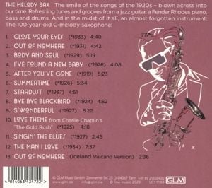 Produktbild: The Melody Sax (Digipak)