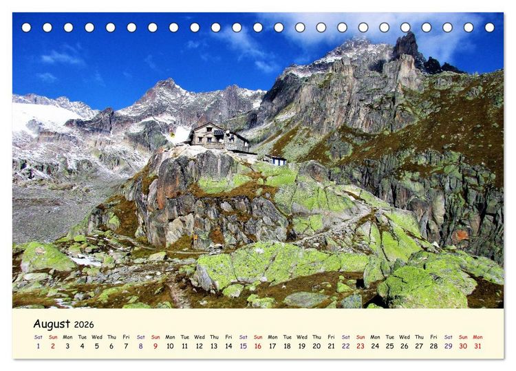 Produktbild: Switzerland and its majestic Alps (Desk Calendar 2026 DIN A5 landscape), CALVENDO 12 Month DeskCalendar