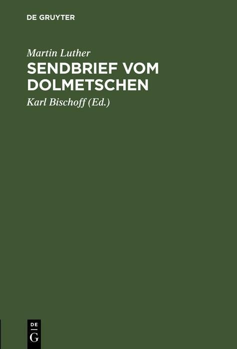 Produktbild: Sendbrief vom Dolmetschen