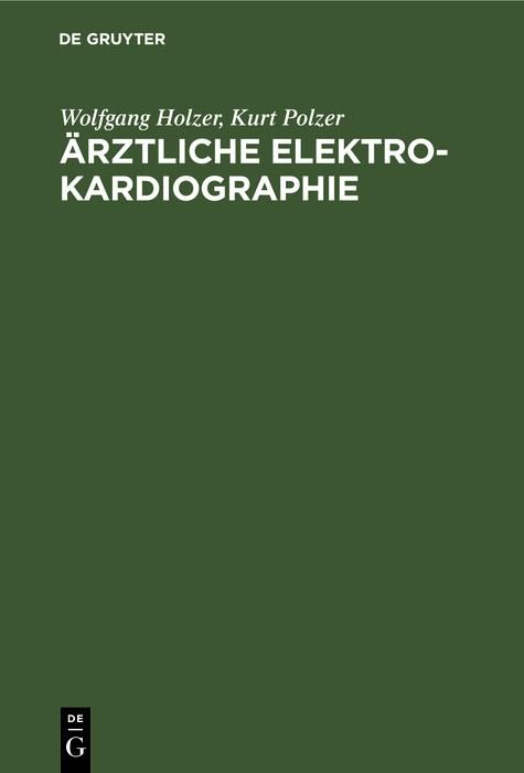 Produktbild: &Auml;rztliche Elektrokardiographie