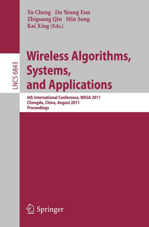 Produktbild: Wireless Algorithms, Systems, and Applications