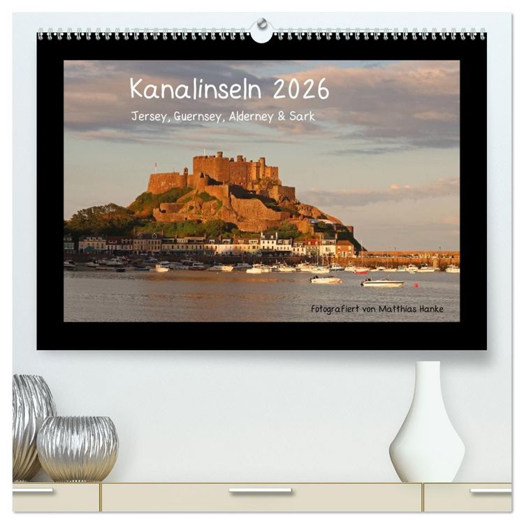Produktbild: Kanalinseln 2026 (hochwertiger Premium Wandkalender 2026 DIN A2 quer), Kunstdruck in Hochglanz