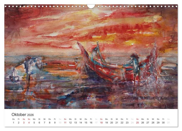 Produktbild: Die Atmosph&auml;re des Impressionismus (Wandkalender 2026 DIN A3 quer), CALVENDO Monatskalender