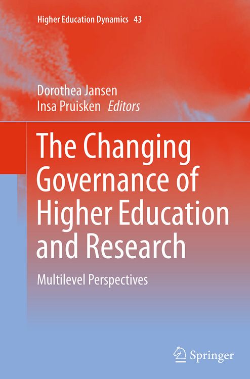 Produktbild: The Changing Governance of Higher Education and Research