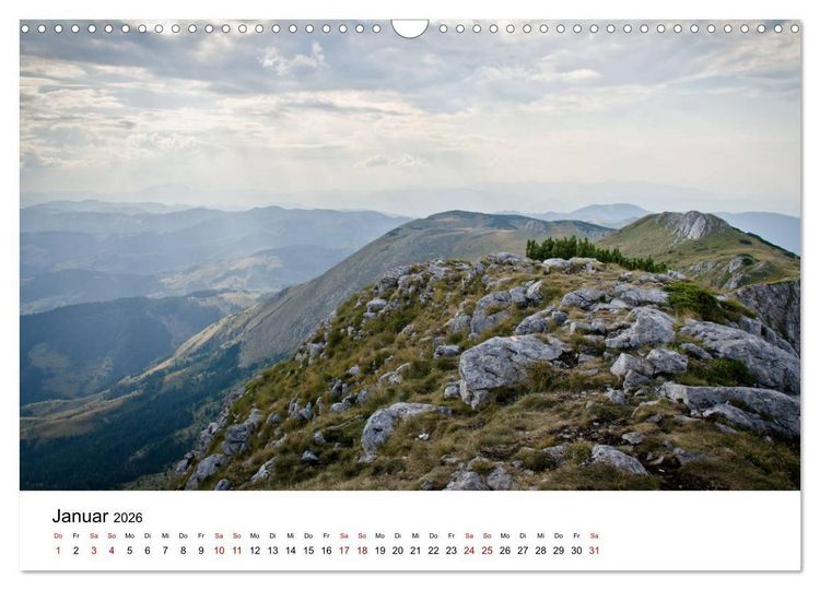 Produktbild: Verfluchtes Gebirge - Peaks of the Balkans - Wandern im Prokletije-Gebirge, Kosovo, Montenegro, Albanien (Wandkalender 2026 DIN A3 quer), CALVENDO Monatskalender
