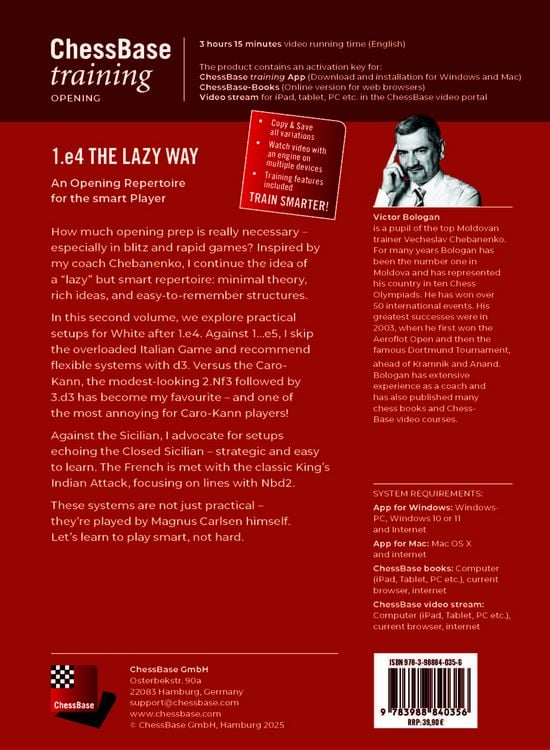 Produktbild: 1. e4 - The Lazy Way