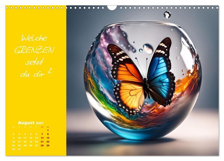 Produktbild: KI Mut - Trau Dich und stell Dir die richtige Frage (Wandkalender 2027 DIN A3 quer), CALVENDO Monatskalender