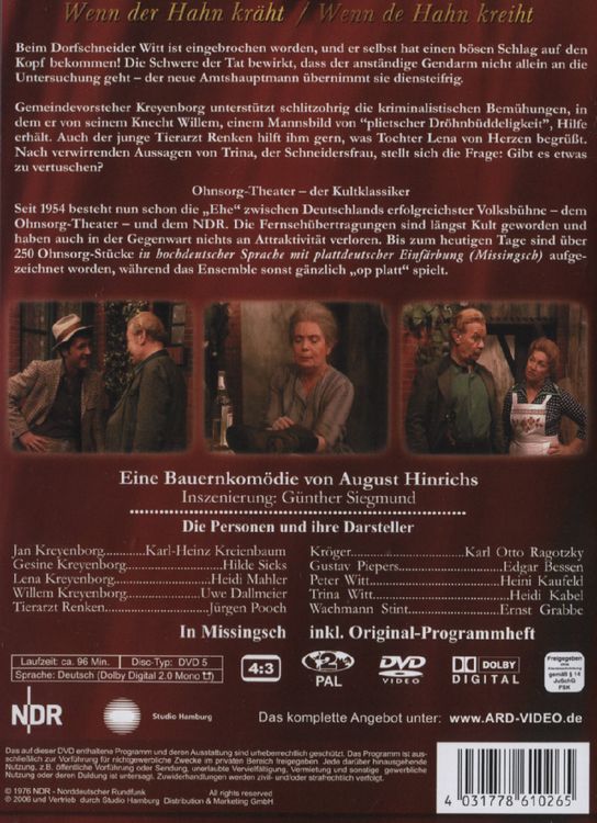 Produktbild: Ohnsorg Theater - Wenn der Hahn kr&auml;ht