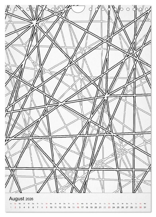 Produktbild: Geometric Graphik Art (Wandkalender 2026 DIN A4 hoch), CALVENDO Monatskalender