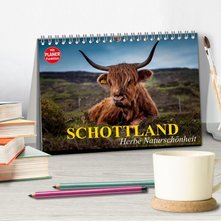 Produktbild: Schottland. Herbe Natursch&ouml;nheit (Tischkalender 2026 DIN A5 quer), CALVENDO Monatskalender