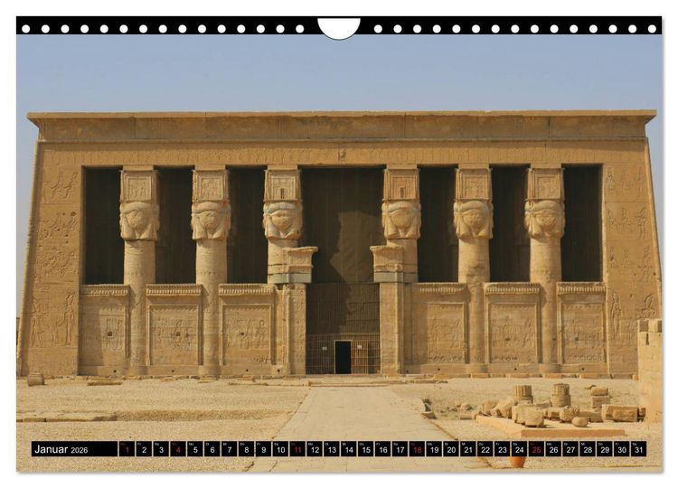 Produktbild: Zwischen Luxor und Qena - antikes &Auml;gypten am Nil (Wandkalender 2026 DIN A4 quer), CALVENDO Monatskalender