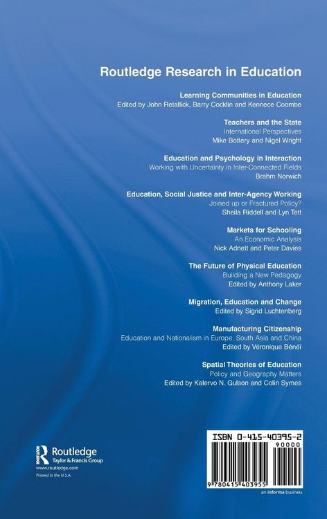 Produktbild: Spatial Theories of Education