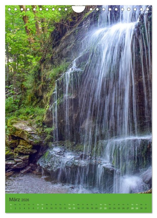 Produktbild: Wo der Wildbach rauscht im Allg&auml;u (Wandkalender 2026 DIN A4 hoch), CALVENDO Monatskalender