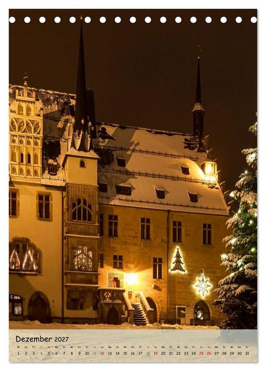 Produktbild: Neustadt an der Orla (Tischkalender 2027 DIN A5 hoch), CALVENDO Monatskalender