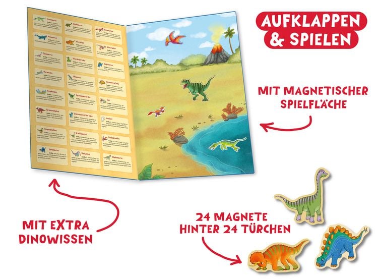 Produktbild: Dino-Magnet-Adventskalender