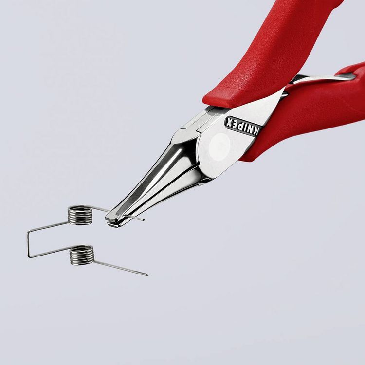 Produktbild: Knipex 35 11 115 Elektronik- u. Feinmechanik Flachzange Gerade Werkzeugstahl 115mm