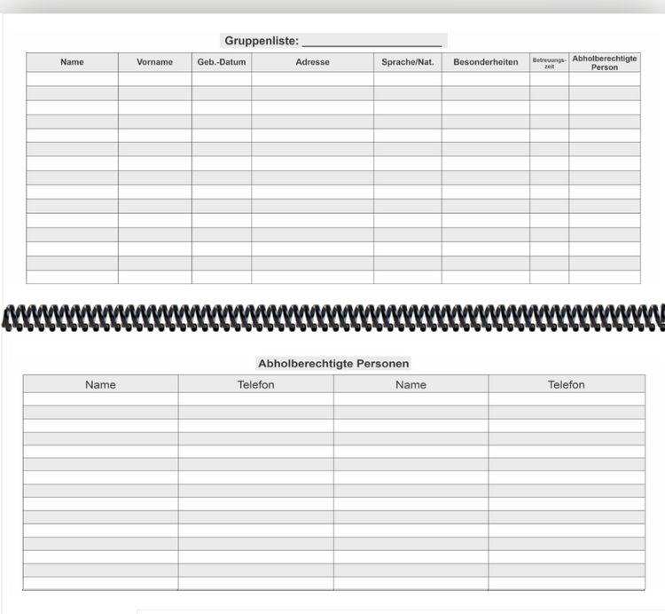 KiTa - Tischkalender 2025/26