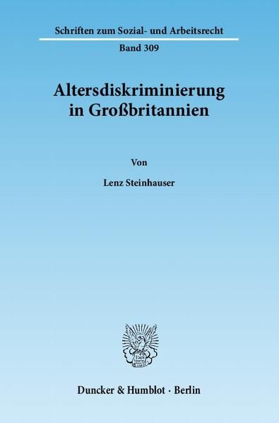Produktbild: Altersdiskriminierung in Gro&szlig;britannien.