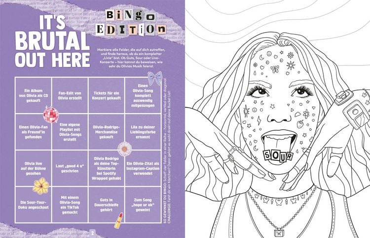 Produktbild: Das Olivia Rodrigo Kreativbuch
