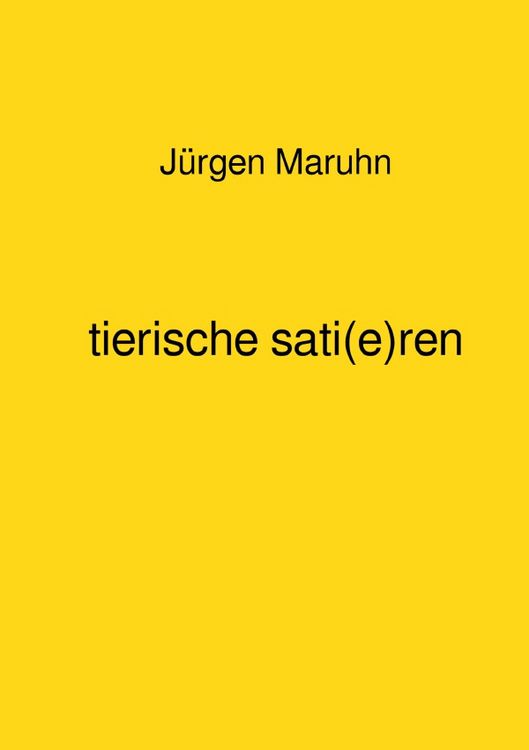 Produktbild: Tierische sati(e)ren